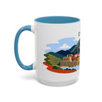 Cusco Coffee Mug | Travel Destination Souvenir Gift | Accent Color Ceramic 11oz 15oz