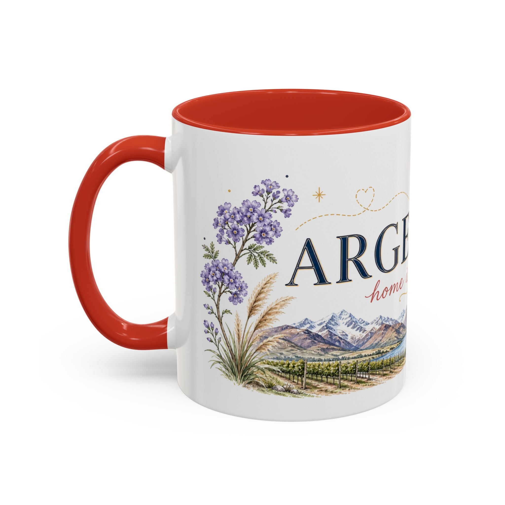Argentina Home Country Mug | Moving Away Gift | Long Distance Friendship | 11 oz 15 oz Accent Mug