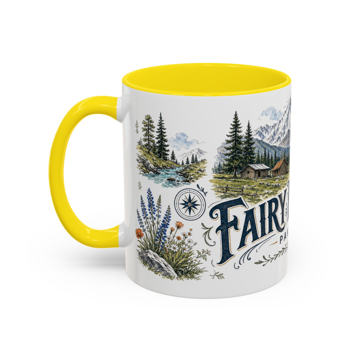 Fairy Meadows Mug, Pakistan Travel Souvenir, Bucket List Gift, Accent Ceramic Coffee Mug 11oz 15oz