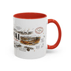 Katmai National Park Coffee Mug | Alaska Bear Watching Wildlife Gift | Accent Color Ceramic 11oz 15oz
