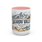 Skardu Valley Mug, Pakistan Travel Souvenir, Bucket List Gift, Accent Ceramic Coffee Mug 11oz 15oz