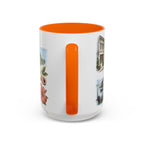 Penang Island Coffee Mug | Malaysia Travel Souvenir | Vintage Illustrated City Gift | 11 oz 15 oz Accent Mug