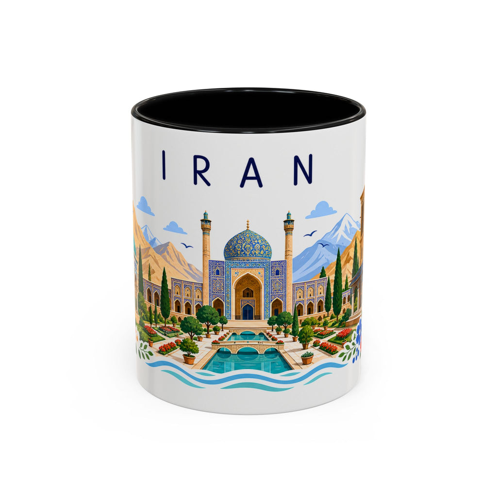 Iran Coffee Mug | Travel Souvenir Accent Mug | Place Gift Ceramic Cup 11oz 15oz