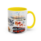 Taichung Coffee Mug | Taiwan Travel Souvenir | Vintage Illustrated City Gift | 11 oz 15 oz Accent Mug