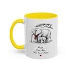 Elephant Mom Coffee Mug | First Home Forever Heart | Mother's Day Gift