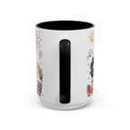 Freedom Fest Coffee Mug | Grill Chill Fireworks 4th of July | Accent Color Ceramic 11oz 15oz
