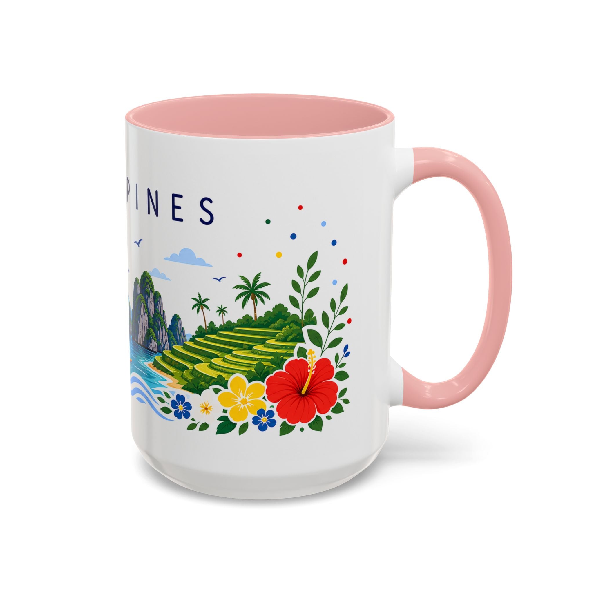 Philippines Coffee Mug | Travel Souvenir Accent Mug | Place Gift Ceramic Cup 11oz 15oz