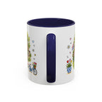 Giethoorn Illustrated Travel Mug | Netherlands Souvenir Accent Coffee Mug | 11oz 15oz Ceramic Cup