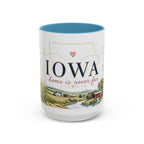 Iowa State Mug | Home is Never Far Accent Mug (11oz or 15oz)