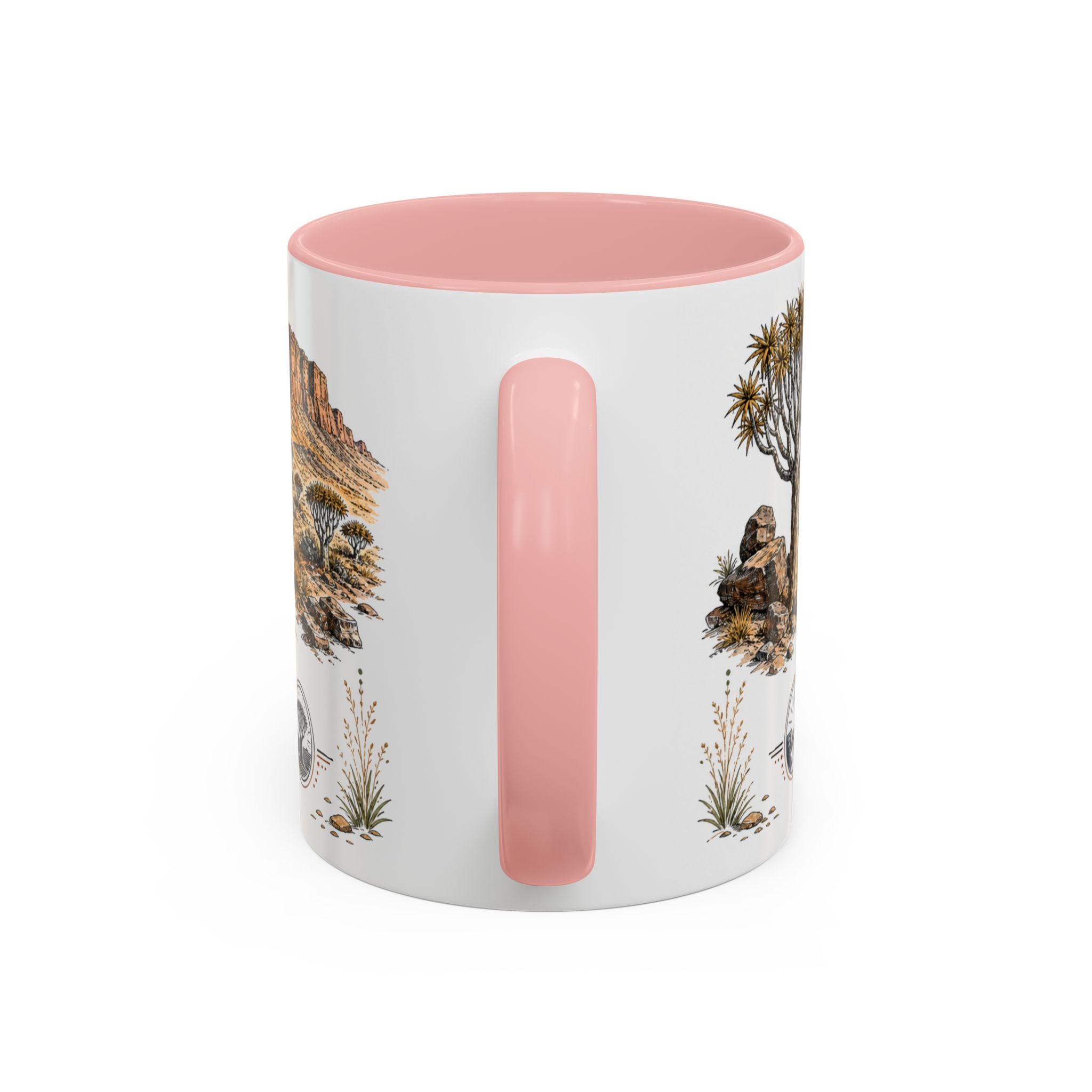Fish River Canyon Mug, Namibia Travel Souvenir, Bucket List Gift, Accent Ceramic Coffee Mug 11oz 15oz