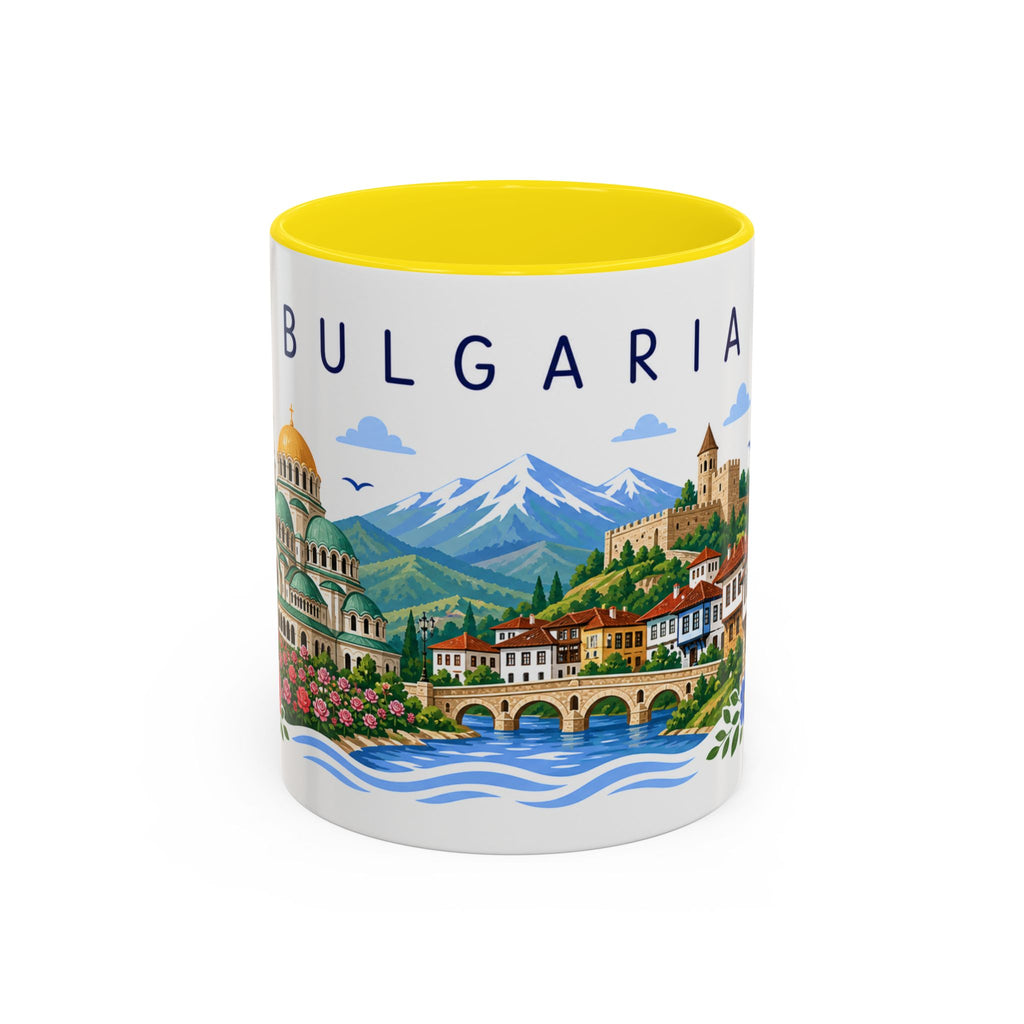 Bulgaria Coffee Mug | Travel Souvenir Accent Mug | Place Gift Ceramic Cup 11oz 15oz