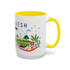 Bangladesh Coffee Mug | Travel Souvenir Accent Mug | Country Gift Ceramic Cup 11oz 15oz