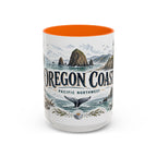Oregon Coast Mug, Pacific Northwest Travel Souvenir, Bucket List Gift, Accent Ceramic Coffee Mug 11oz 15oz