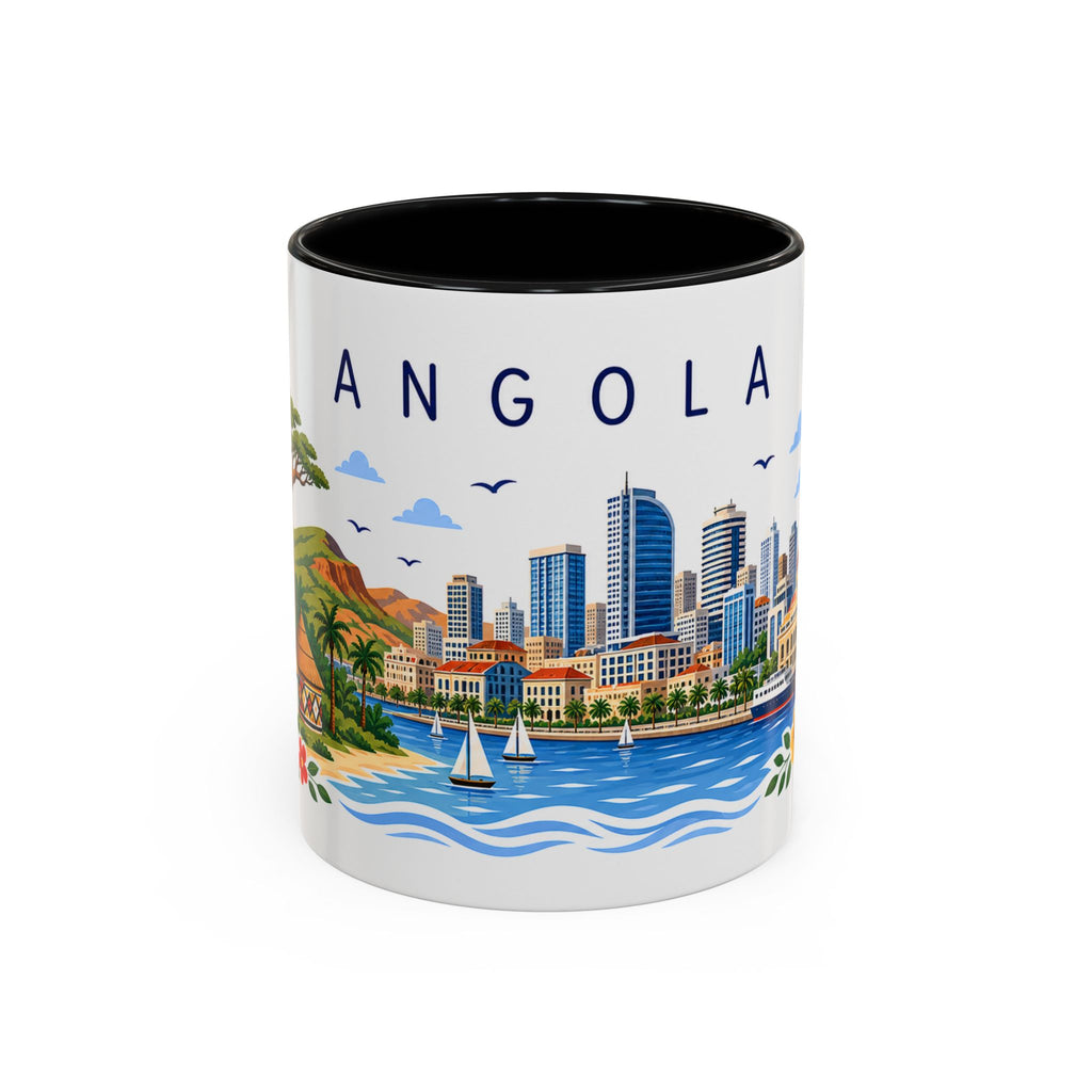 Angola Coffee Mug | Travel Souvenir Accent Mug | Place Gift Ceramic Cup 11oz 15oz
