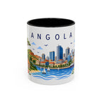 Angola Coffee Mug | Travel Souvenir Accent Mug | Place Gift Ceramic Cup 11oz 15oz