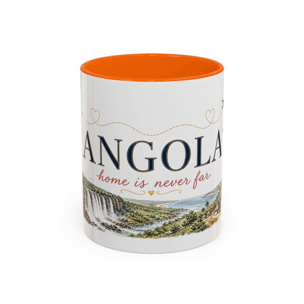 Angola Home Country Mug | Moving Away Gift | Long Distance Friendship | 11 oz 15 oz Accent Mug