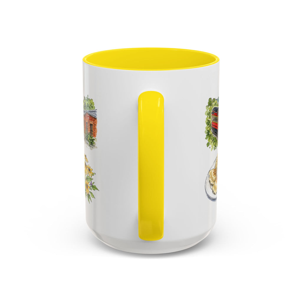 Pittsburgh Illustrated Travel Mug | City Souvenir Accent Coffee Mug | 11oz 15oz Ceramic Cup