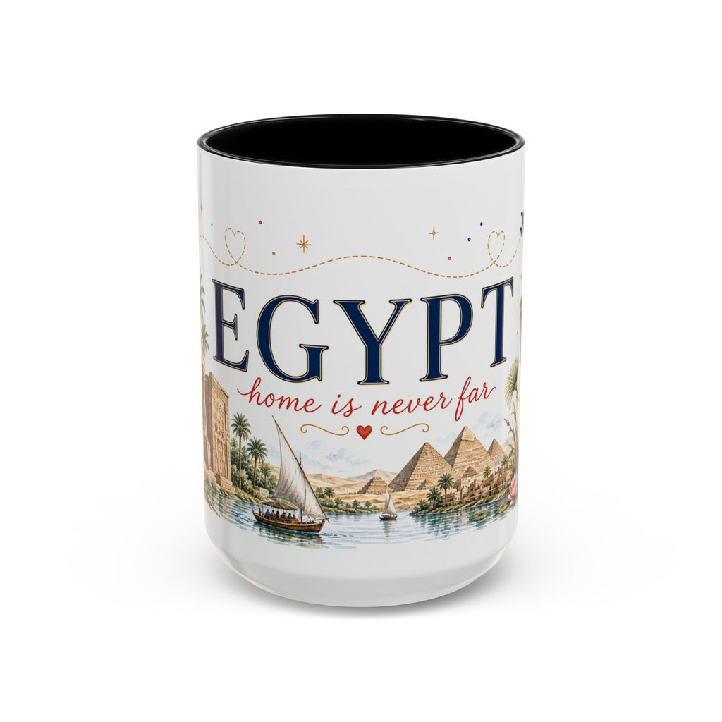 Egypt Home Country Mug | Moving Away Gift | Long Distance Friendship | 11 oz 15 oz Accent Mug