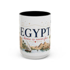 Egypt Home Country Mug | Moving Away Gift | Long Distance Friendship | 11 oz 15 oz Accent Mug