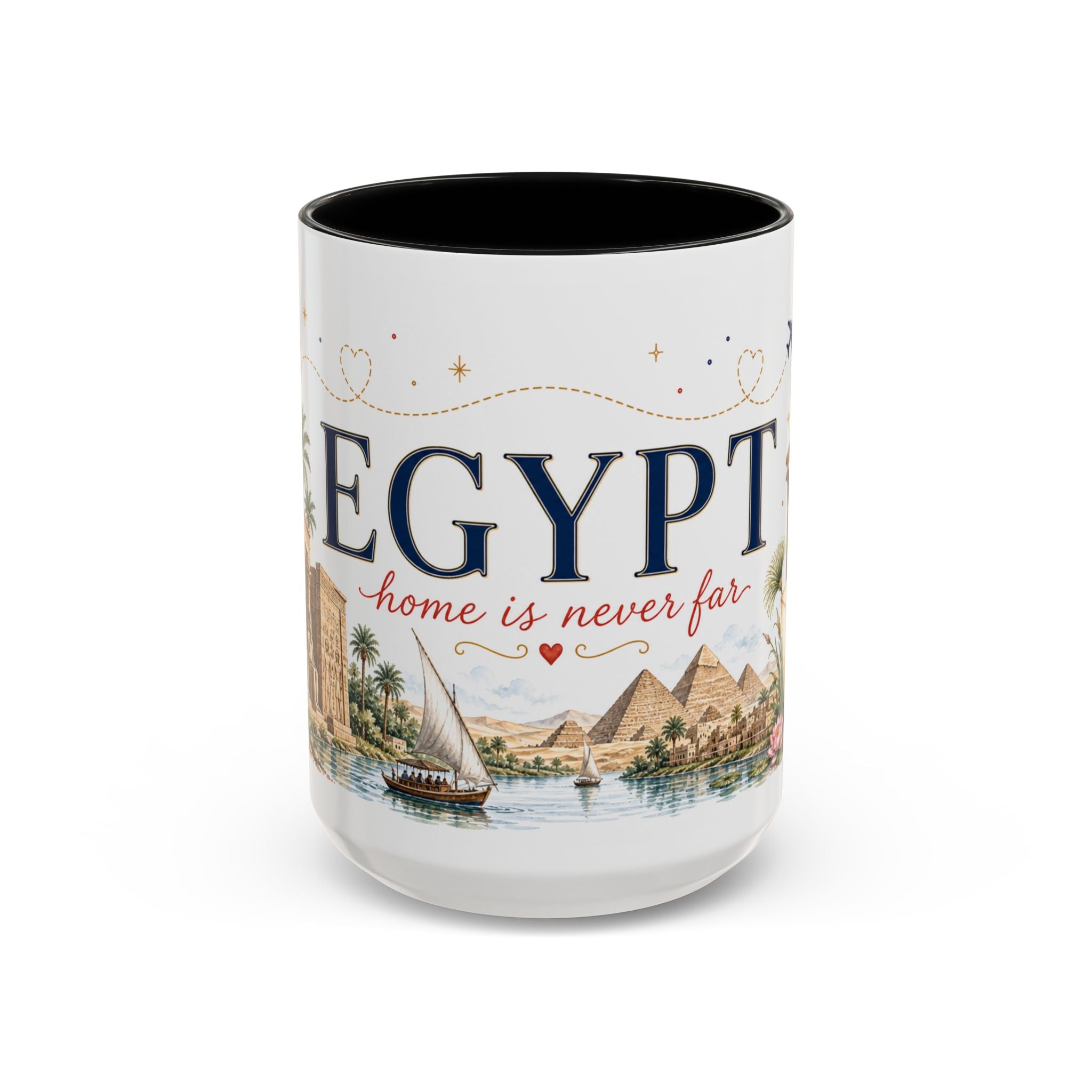 Egypt Home Country Mug | Moving Away Gift | Long Distance Friendship | 11 oz 15 oz Accent Mug