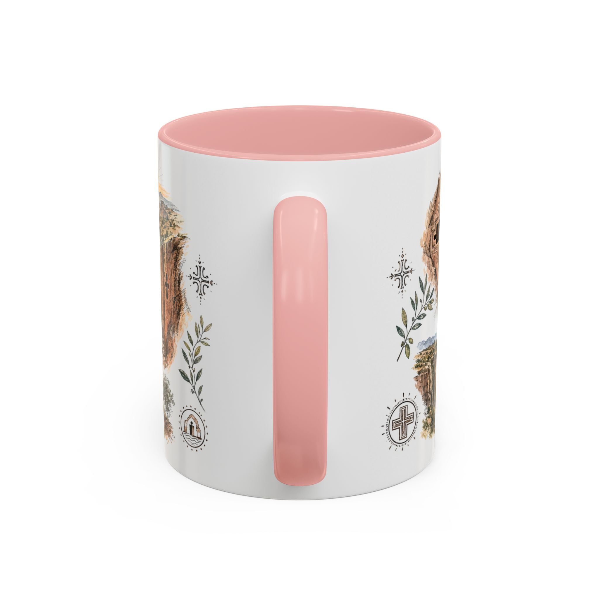 Lalibela Mug, Ethiopia Travel Souvenir, Bucket List Gift, Accent Ceramic Coffee Mug 11oz 15oz