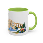 Rome Coffee Mug | Italy Travel Souvenir | Porcelain Decal City Gift | 11oz 15oz Accent Mug