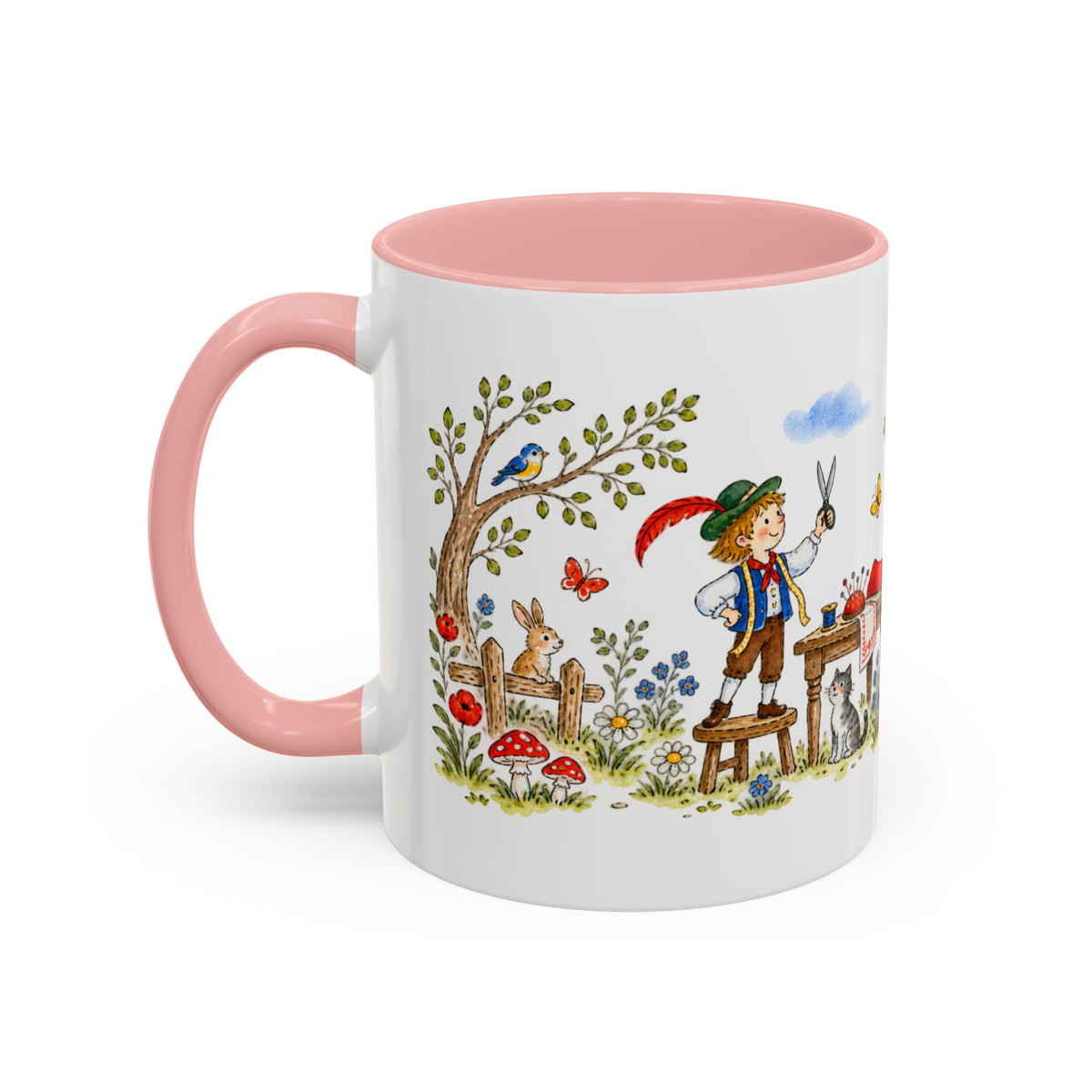 The Brave Little Tailor Mug | Storybook Fairy Tale Accent Coffee Mug | EveryLegend