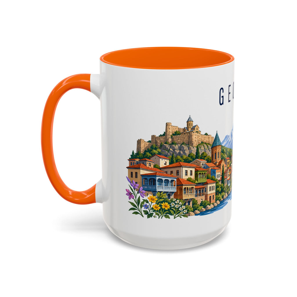 Georgia Country Coffee Mug | Travel Souvenir Accent Mug | Country Gift Ceramic Cup 11oz 15oz