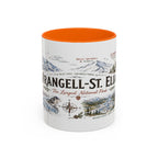 Wrangell-St. Elias National Park Coffee Mug | Alaska Wilderness Climbing Gift | Accent Color Ceramic 11oz 15oz