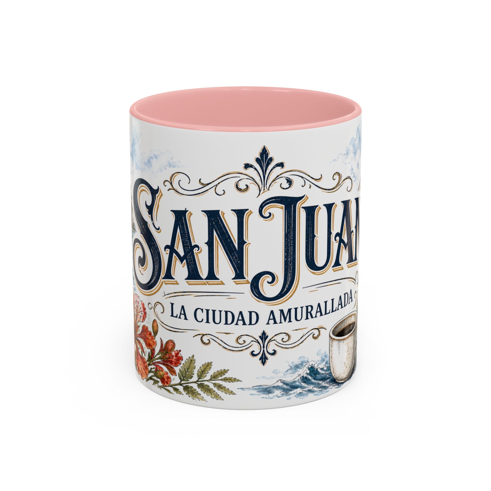 San Juan Coffee Mug | United States Travel Souvenir | Vintage Illustrated City Gift | 11 oz 15 oz Accent Mug