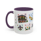 New Orleans Coffee Mug | Postage Stamp Collage Mug | Travel Souvenir Accent Cup 11oz 15oz