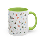 New Orleans Christmas Mug | Watercolor City Souvenir, Travel Gift (11oz/15oz)