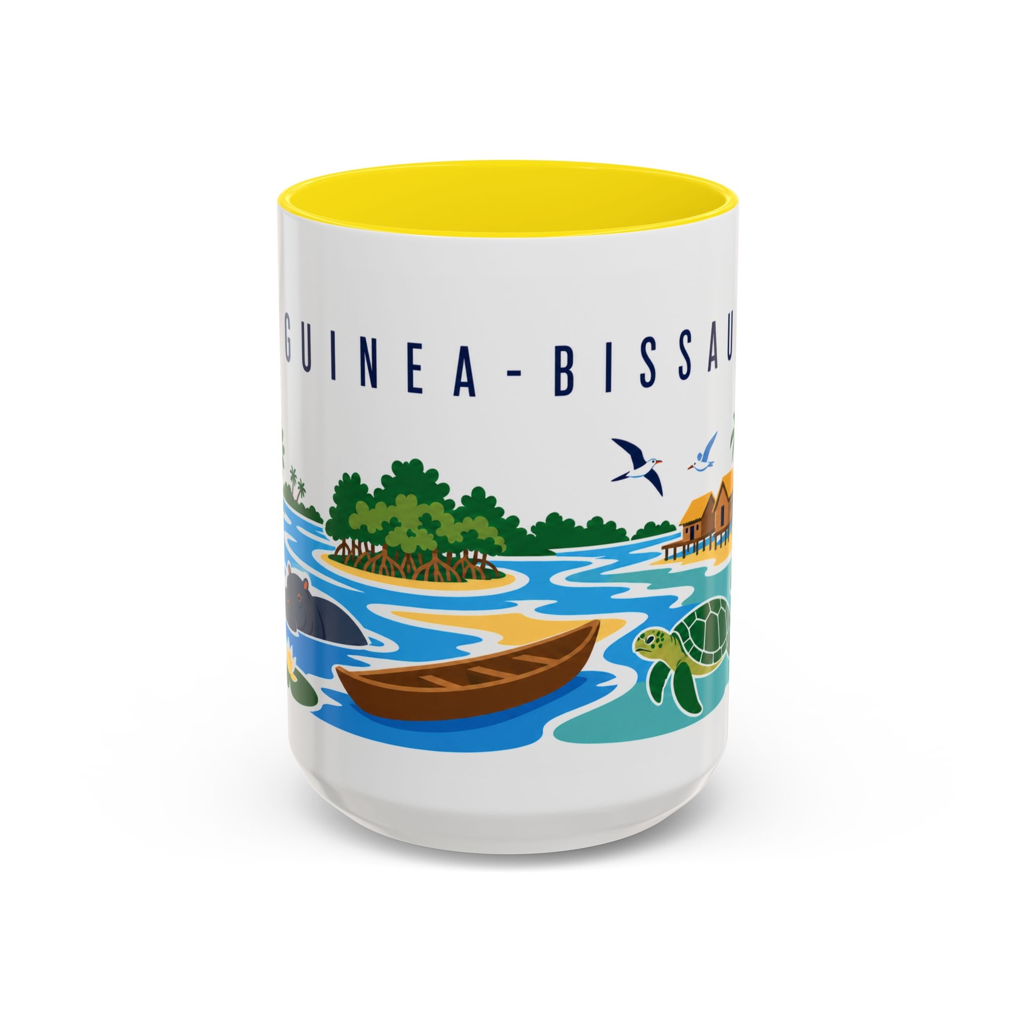 Guinea-Bissau Coffee Mug | Travel Souvenir Accent Mug | Country Gift Ceramic Cup 11oz 15oz
