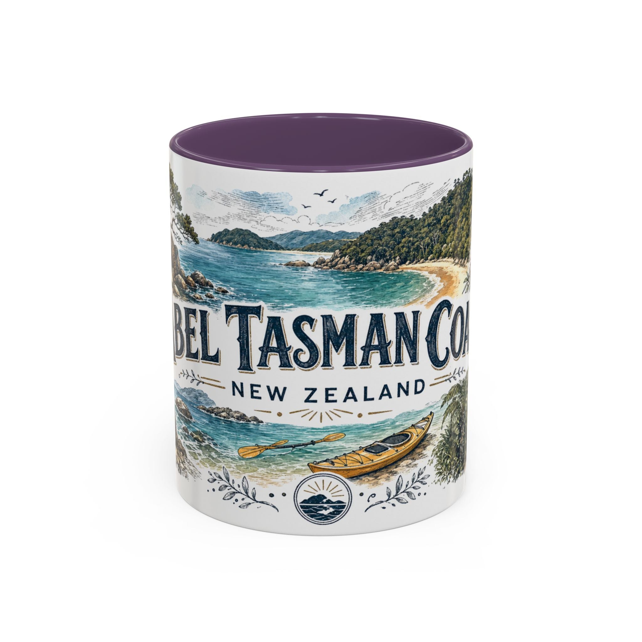 Abel Tasman Coast Mug, New Zealand Travel Souvenir, Bucket List Gift, Accent Ceramic Coffee Mug 11oz 15oz