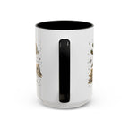 Joshua Tree Coffee Mug | National Park Desert Camping Gift | Accent Color Ceramic 11oz 15oz