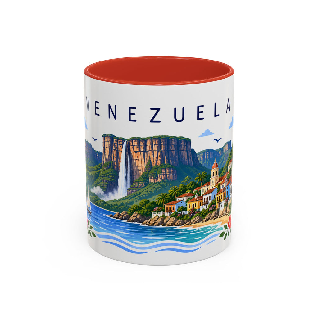 Venezuela Coffee Mug | Travel Souvenir Accent Mug | Place Gift Ceramic Cup 11oz 15oz