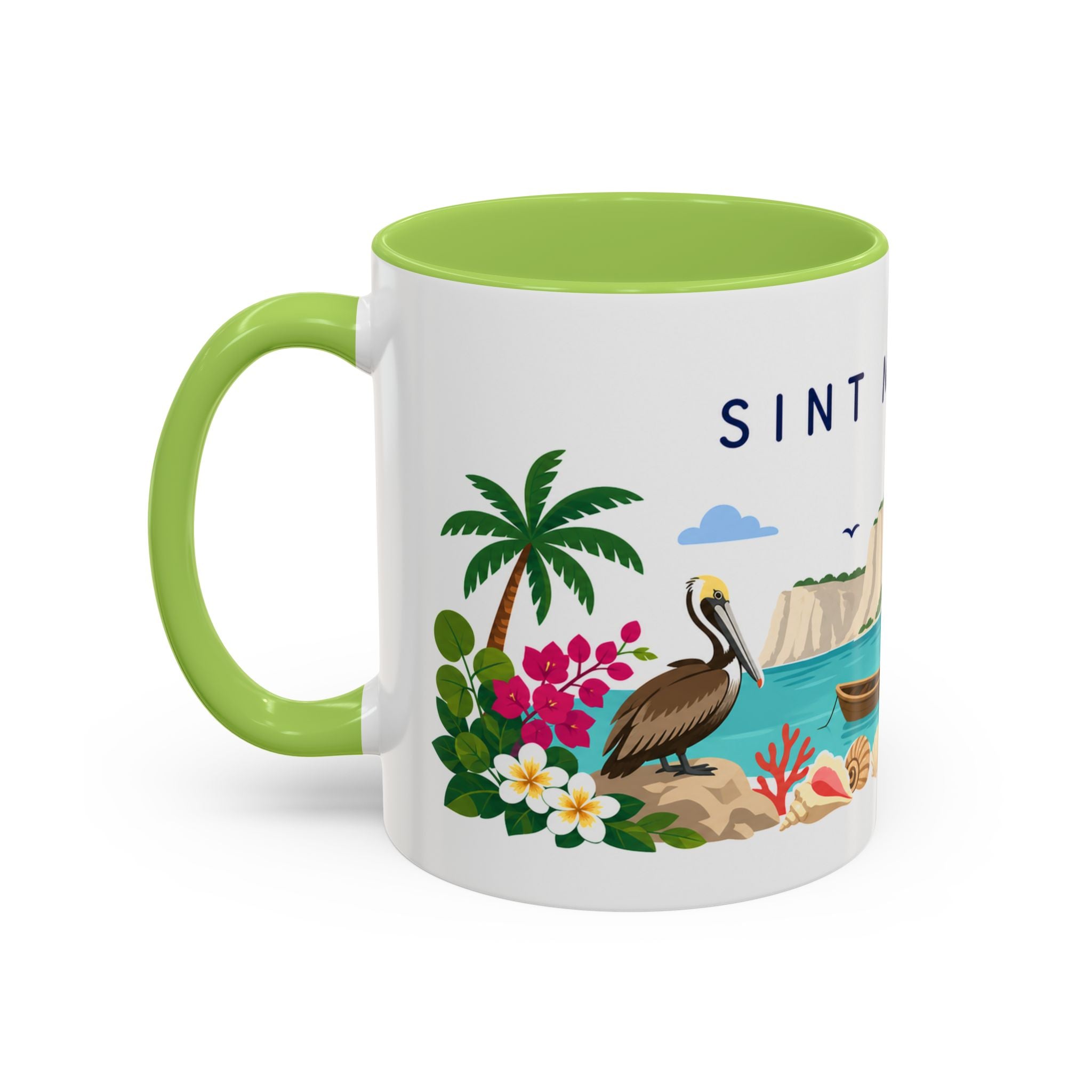 Sint Maarten Coffee Mug | Travel Souvenir Accent Mug | Country Gift Ceramic Cup 11oz 15oz