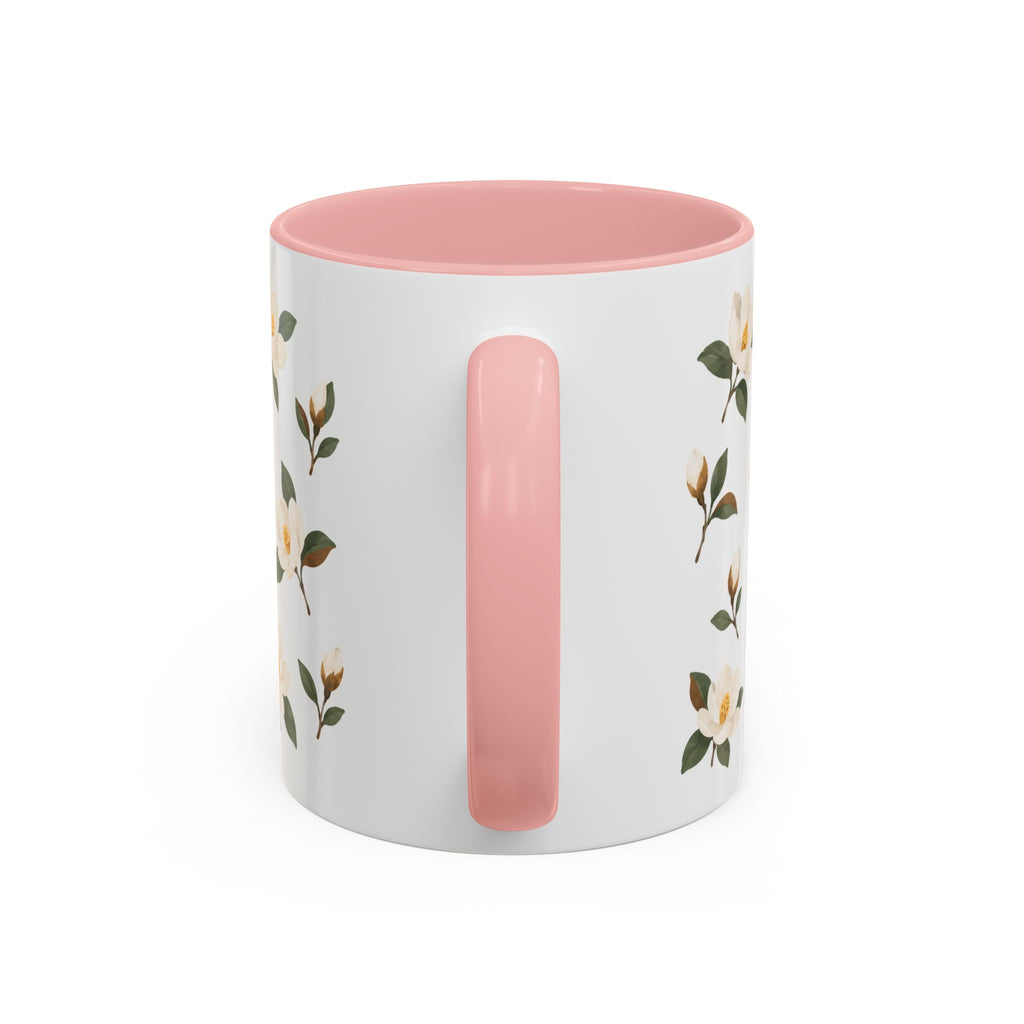 Mississippi Magnolia Mug, State Flower Floral Coffee Cup, 11oz Botanical Gift