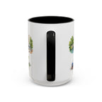 Charlotte Illustrated Travel Mug | City Souvenir Accent Coffee Mug | 11oz 15oz Ceramic Cup