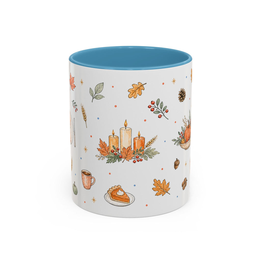 Thanksgiving Host Mug | Cozy Watercolor Gathering Gift | Autumn Accent Cup 11oz 15oz