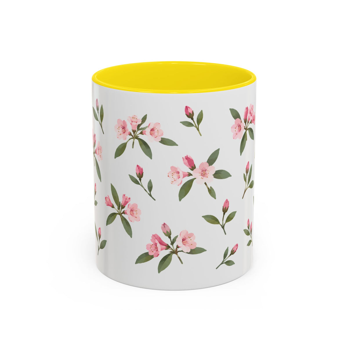 Washington Coast rhododendron Mug, State Flower Floral Coffee Cup, 11oz Botanical Gift