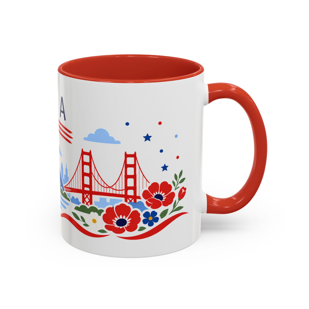 United States Coffee Mug | Travel Souvenir Accent Mug | Country Gift Ceramic Cup 11oz 15oz