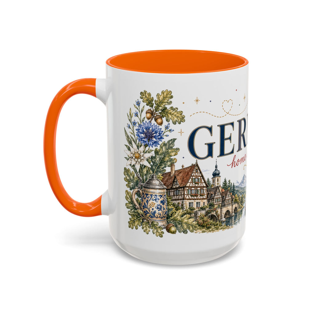 Germany Home Country Mug | Moving Away Gift | Long Distance Friendship | 11 oz 15 oz Accent Mug