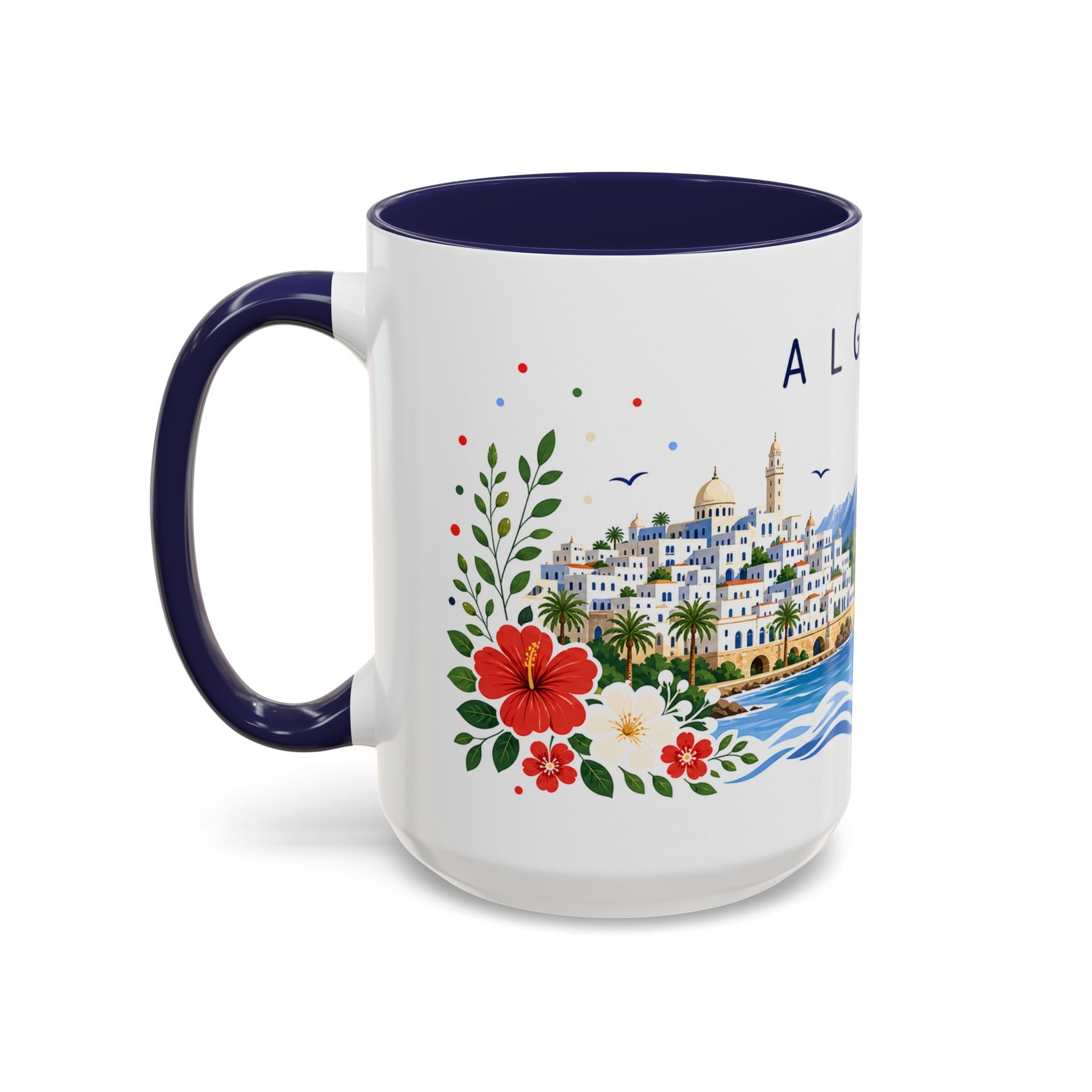 Algeria Coffee Mug | Travel Souvenir Accent Mug | Place Gift Ceramic Cup 11oz 15oz