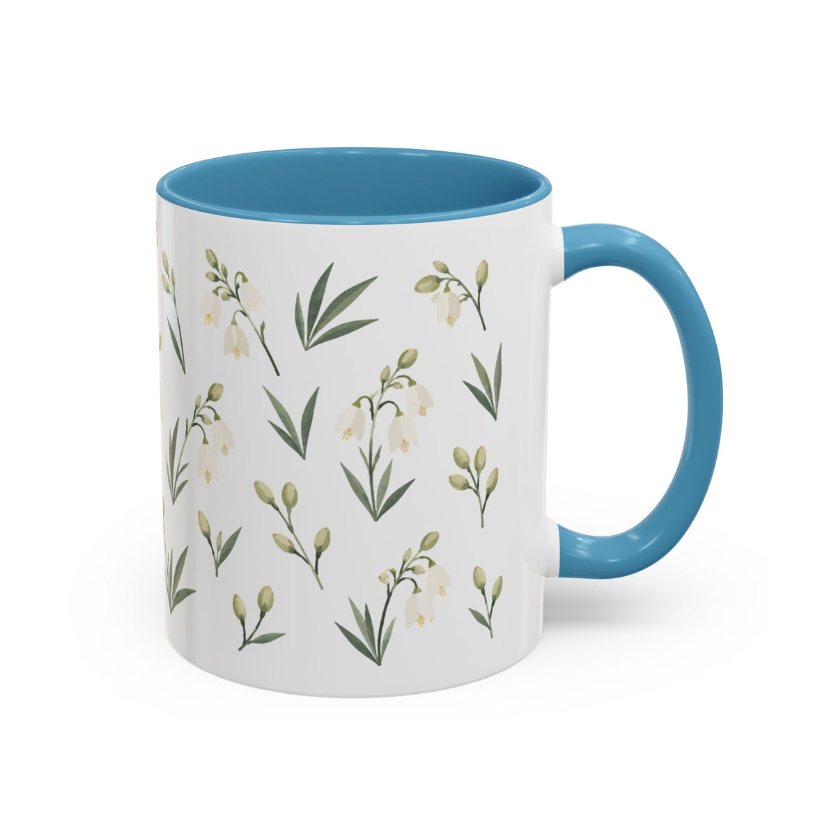 New Mexico Yucca Flower Mug, State Flower Floral Coffee Cup, 11oz Botanical Gift