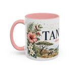 Tanzania Home Country Mug | Moving Away Gift | Long Distance Friendship | 11 oz 15 oz Accent Mug