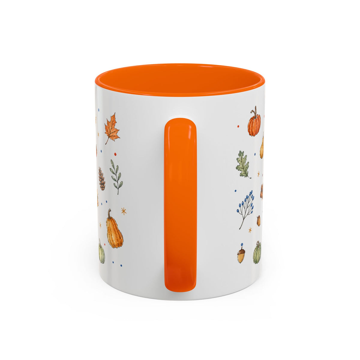 Thanksgiving Baking Mug | Watercolor Autumn Gift | Pumpkin Pie Accent Coffee Cup 11oz 15oz