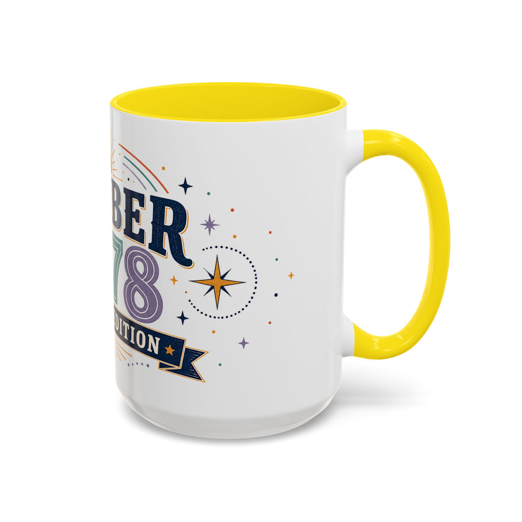Custom Birthday Mug | Celestial Retro Design, Limited Edition (11oz or 15oz)