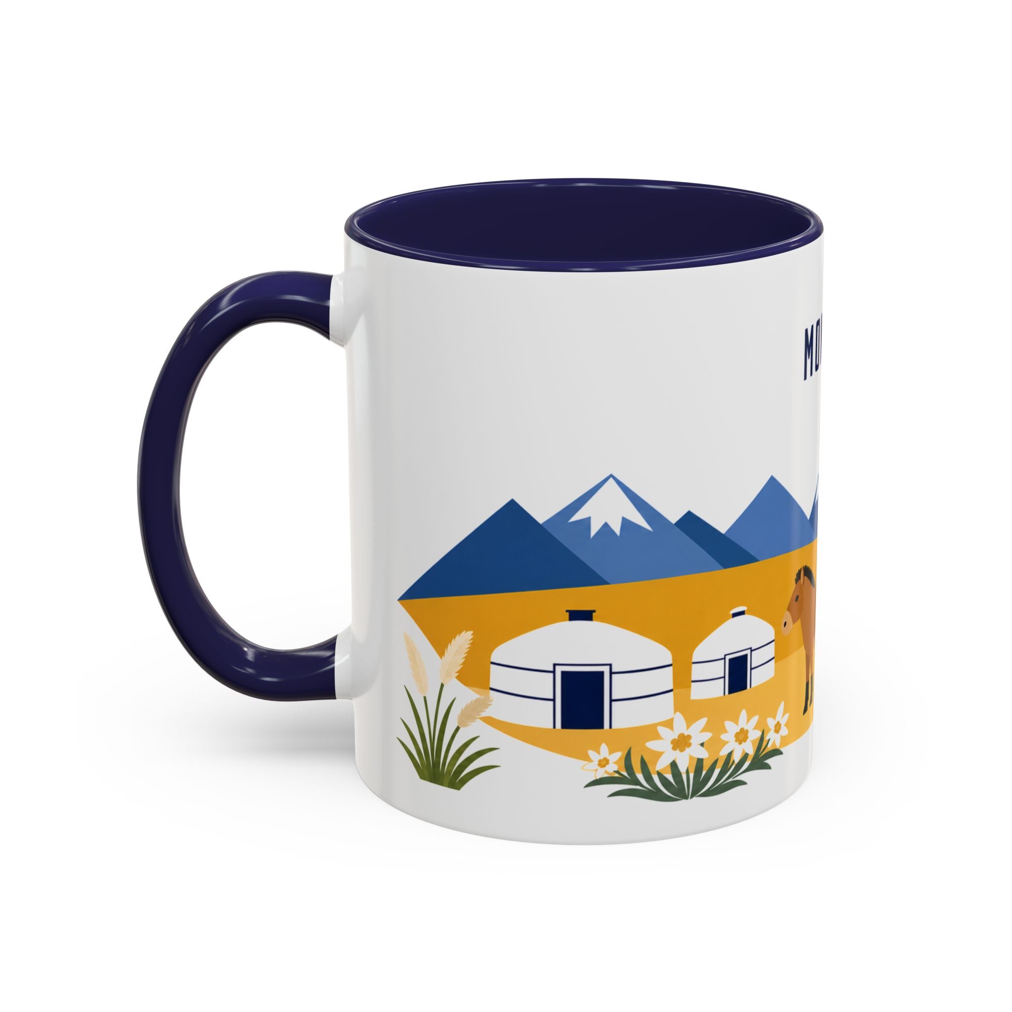 Mongolia Coffee Mug | Travel Souvenir Accent Mug | Country Gift Ceramic Cup 11oz 15oz