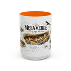 Mesa Verde National Park Coffee Mug | Colorado Ancient Cliff Dwellings Gift | Accent Color Ceramic 11oz 15oz